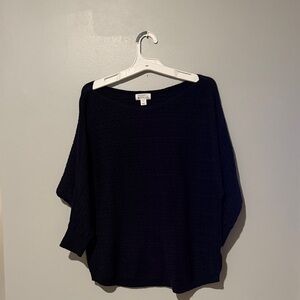 Market & Spruce Navy Blue boatneck Sweater